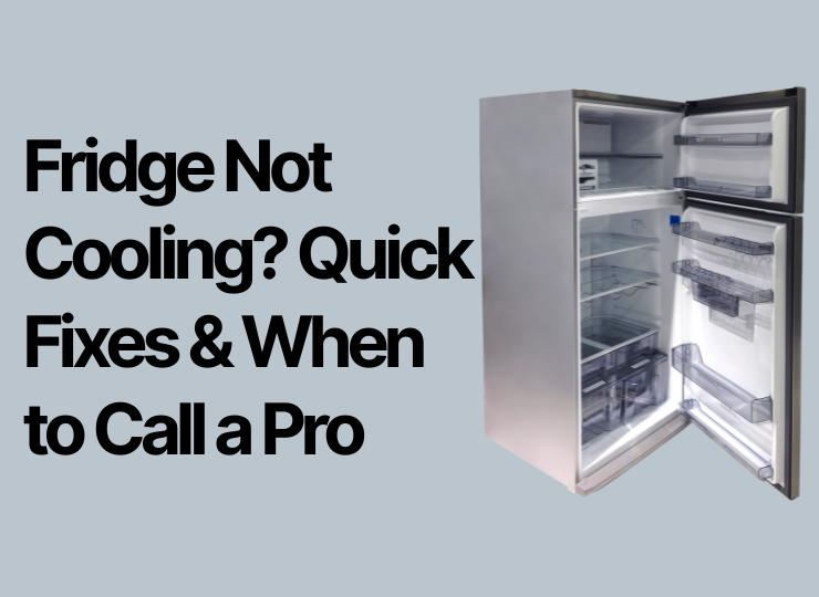 Fridge Not Cooling? Quick Fixes & When to Call a Pro